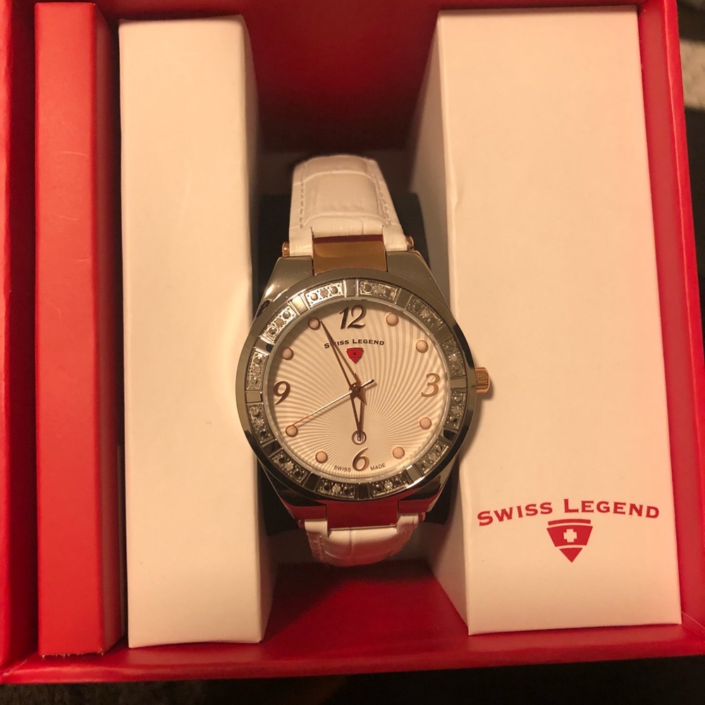 White Swiss Legend Watch